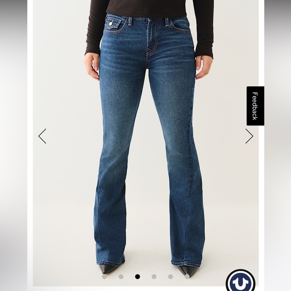 True Religion Dark Blue Skinny Jeans